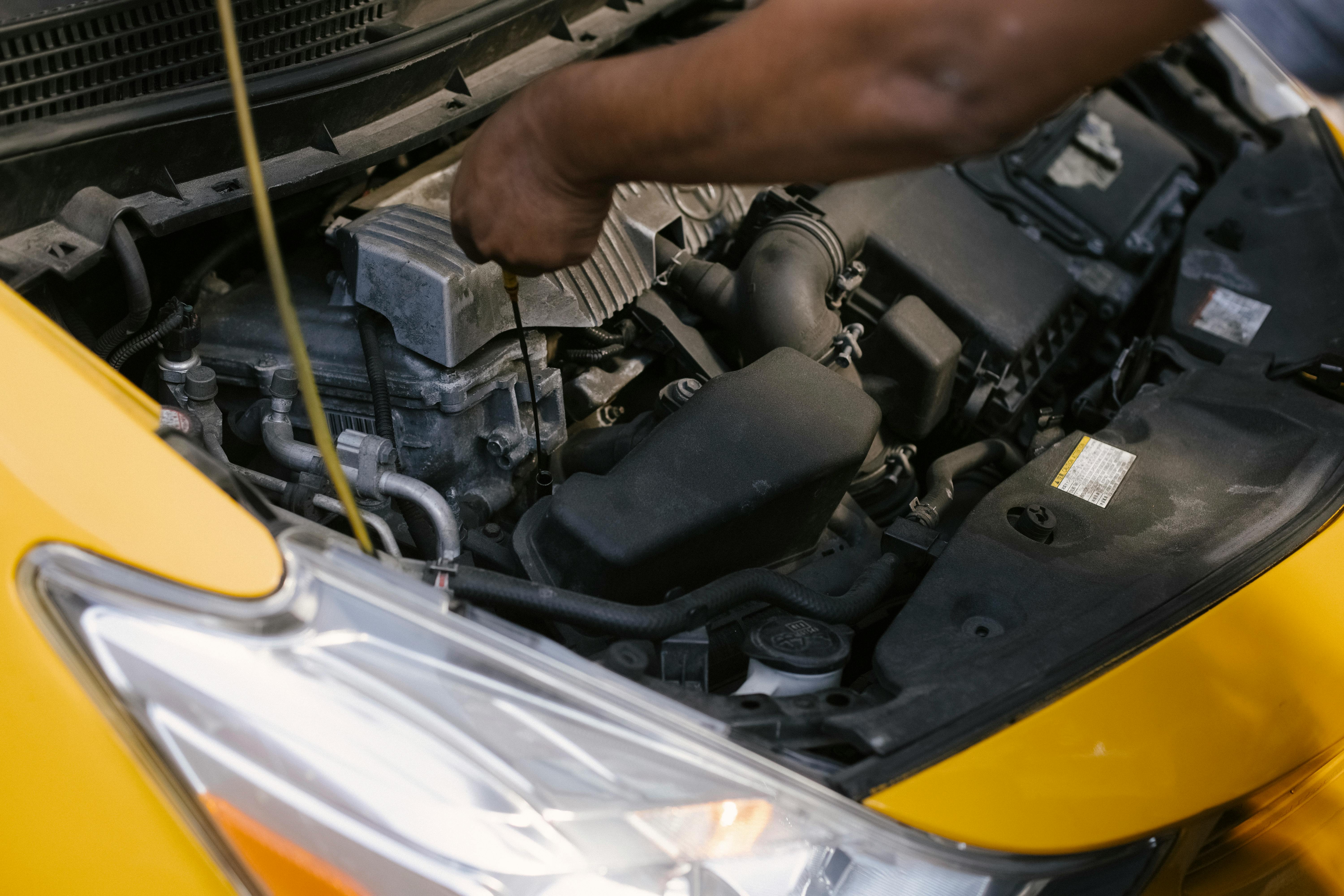 Expert mechanic at work